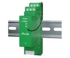 „Shelly Wave Pro Dimmer 2PM“ – belaidis Z-Wave apšvietimo reguliatorius, 2 kanalai, skirtas LED ir halogeninėms lempoms, montuojamas ant DIN bėgelio