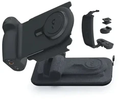 ShiftCam ProGrip Starter rinkinys – telefono laikiklis mobiliajai fotografijai su belaidžio įkrovimo palaikymu ir įmontuotu 6400mAh powerbanku (MagSafe) (charcoal)