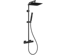 SHOWER COLUMN SVART TERMOSTATIC Juodas