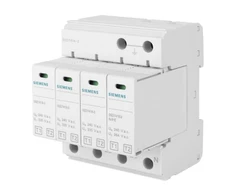 Siemens Viršįtampių ribotuvas B+C 1 tipas + 2 tipas 4P 12,5 kA 3+1 išdėstymas TN-S 5SD7414-2