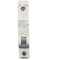 Siemens 5SL6116-6 Grandinės pertraukiklis 1P B 16A 6kA 230V SENTRON 5SL6116-6