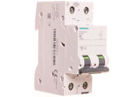 Siemens 5SL6202-7 grandinės pertraukiklis 2P C 2A 6kA AC 5SL6202-7