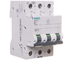 Siemens 5SL6306-7 Grandinės pertraukiklis 3P C 6A 6kA AC 5SL6306-7