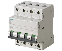 Siemens 5SL6425-6 Grandinės pertraukiklis 4P B 25A 6kA AC 5SL6425-6