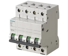 Siemens 5SL6432-6 Grandinės pertraukiklis 4P B 32A 6kA AC 5SL6432-6