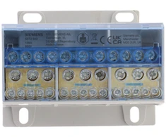 Siemens 5ST2502 Paskirstymo blokas 125A 3P 690V 1x25-35mm2 4x16mm2 7x10mm2 DIN 5ST2502