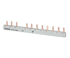 Siemens 5ST3624 3P 10mm2 kaiščio šyna, 11 modulių (RCCB 3+N dešinėje pusėje) pilna izoliacija 5ST3624