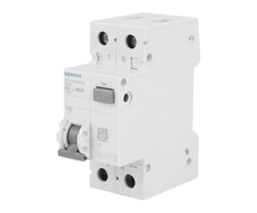 Siemens liekamasis grandinės pertraukiklis 2P 10A B 0.03A tipas AC 5SU1356-0KK10