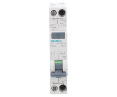 Siemens Liekamosios srovės pertraukiklis 2P 10A B 0,03A tipas A 5SV1316-6KK10