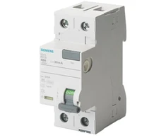 Siemens Liekamosios srovės grandinės pertraukiklis 2P 25A 30mA 230V tipas F 5SV3312-3
