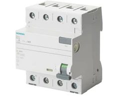 Siemens Dabartinis skirtumas perjungiklis 40A 30mA 4p RCCB VDE Siemens 0126