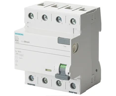 „Siemens“ 5SV3644-8 4P A tipo diferencialinis automatinis jungiklis, selektyvus, 40A, 300mA, Un, AC, 400V 5SV3644-8
