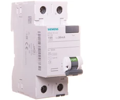 Siemens 2P 16A 0.03A AC tipo diferencinis srovės perjungiklis (5SV4311- 0)