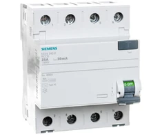 Siemens diferencinis srovės perjungiklis 4P 25A 0.03A AC tipo (5SV4342-0)
