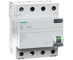 Siemens diferencinis srovės perjungiklis 4P 80A 0.03A AC tipo (5SV4347- 0)