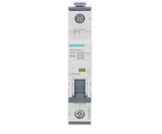 Siemens Grandinės pertraukiklis B40A 1P 230/400V 10kA (pagal IEC 60898) / 15kA (pagal IEC 60947) 5SY4140-6