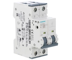 Siemens 5SY4206-6 Grandinės pertraukiklis 2P B 6A 10kA SENTRON 5SY4206-6