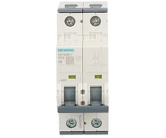 Siemens 5SY4206-7 Grandinės pertraukiklis 2P C 6A 10kA SENTRON 5SY4206-7