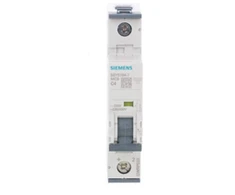 Siemens 5SY5104-7 Grandinės pertraukiklis 1P C 4A 10kA 220V DC 230V AC SENTRON 5SY5104-7