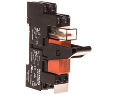 Siemens 2P 2.5A 24V DC sąsajos relė su LED (LZS:RT4A4L24)