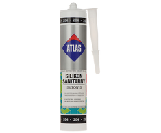 SILIKON SANITARNY SIL-S280-B/ATLAS SILTON S KARTUSZ 280 ml JUODA
