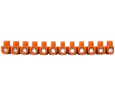 Simet 21712008 Srieginė gnybtų plokštė 12 sriegių 25mm2 oranžinė LTF 12-25 21712008