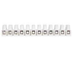 Simet 22310216 12 takelių gnybtų juosta, 4 mm2, balta, LTA 12-4.0b 22310216