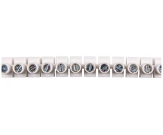 Simet 22522216 Srieginė gnybtų juosta, 12 takelių, 4 mm2, balta, LTA 12-4.0Ab 22522216