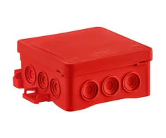 Simet 35346101 Sieninė dėžutė 85x40x85mm su integruotu kabelio sandarikliu, savaime užsifiksuojanti, be halogenų, FASTBOXiHOOK serija, IP54, NS6 35346101