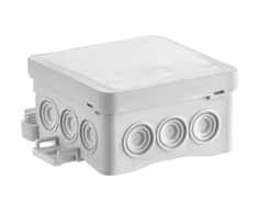 Simet Wall dėžutė 100x40x100mm su integruota riebokšle, savaime užsifiksuojanti FASTBOX&amp;ampHOOK serija balta IP54 NS7 35349106