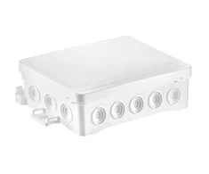 Simet 35404106 Puszka naścienna 90x40x135mm su dławnicą zintegrowaną samozatrzaskowa, bezhalogenowa, seria FASTBOXiHOOK balta IP54 NS9 35404106