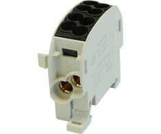Simet Paskirstymo blokas - atšaka Al/Cu SCB 25 (80110) SIMBLOCK juoda 81501007
