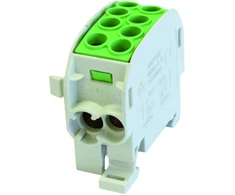 Simet 1 potencialo perjungiamas paskirstymo blokas 125A 2x4-35mm2, 2x2,5-25mm2 žalias SCB 35-Cu 81504005