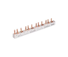 Simet 81998006 Perjungimo šyna - kaištis, 3 fazių 80A, 12 modulių, 16 mm 81998006