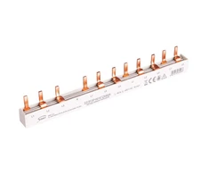 Simet 81998206 Jungiamoji šyna - kaištis, 3 fazių 80A, 12 modulių 16 mm - apsaugotas liekamosios srovės prietaisas 81998206