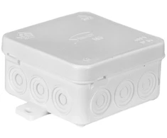 Simet 83005006 Hermetiška dėžutė su integruotu sandarikliu 75x75x39mm IP54 balta N5 83005006