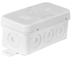 Simet 83008006 Hermetiška dėžutė 85x45x39mm IP54 su integruotu sandarikliu, balta N8 83008006