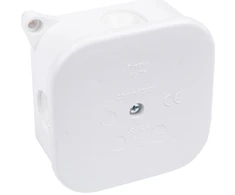 Simet 83011006 Hermetiška dėžutė tuščia 85x85x40mm IP42 be įdėklo, balta, PO 75p 83011006