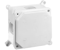 Simet 83023006 Virštinkinė dėžutė 103x103x60mm IP44 balta PK-2P 83023006