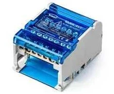 Simet 85142002 Keturių polių modulinis paskirstymo blokas 4x(5x6mm² 2x25mm²), skirtas TS35 ShNK bėgeliui 4x7 85142002