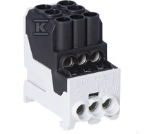 Simet Paskirstymo blokas Al/Cu SDB 100 (80010) SIMBLOCK juodas 81601007