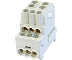 Simet Paskirstymo blokas Al/Cu SDB 100 (80010) SIMBLOCK pilka 81601002