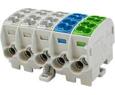 Simet Paskirstymo blokas – atšaka Al/Cu SCB 25-5X (80150) SIMBLOCK sza/no/zie 81500020