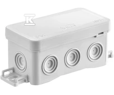 Simet Wall dėžutė 45x40x85mm su integruota riebokšle, savaime užsifiksuojanti FASTBOX serija pilka IP54 NS8 35357102