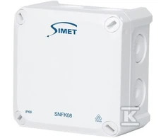 Simet PUSZ.N/T SNFK08, 85X85X54, IP66 Baltas