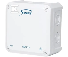Simet PUSZ.N/T SNFK11, 110X110X67, IP66 Baltas