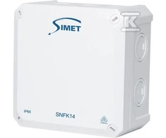 Simet PUSZ.N/T SNFK14, 140X140X81, IP66 Baltas