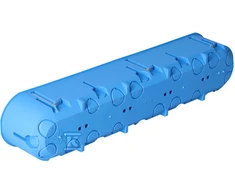 Simet 5 krypčių įleidžiama dėžė P5x60D 60mm Regips Gili Mėlyna - 32099203