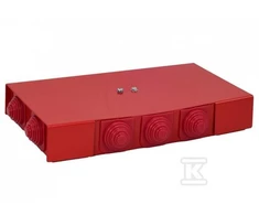 Simet Ugnies dėžutė PIP- 2AN R3x3x6 stačiakampio formos, E90, šakota, 125x36x225mm, raudona 84622666