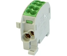 Simet Paskirstymo blokas - atšaka Al/Cu SCB 25 (80110) SIMBLOCK žalia 81501005
